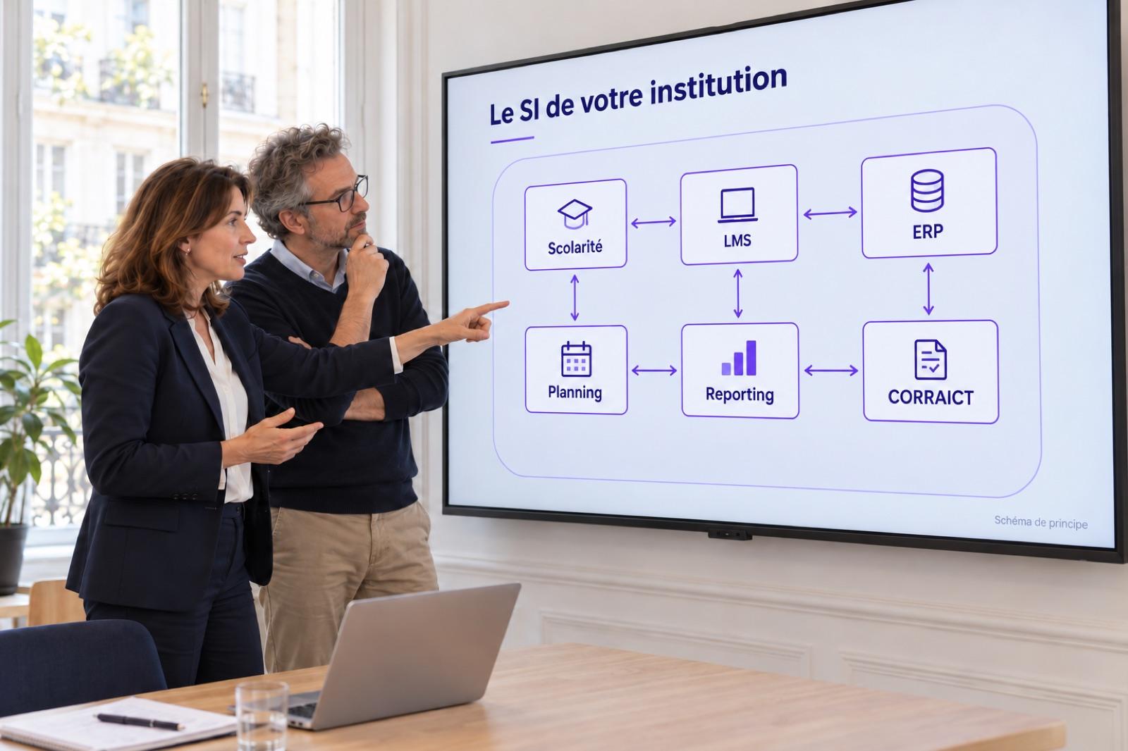 Une équipe de l’établissement relie CORRAICT à ses outils numériques